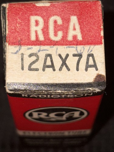12ax7 rca long opache black - long,