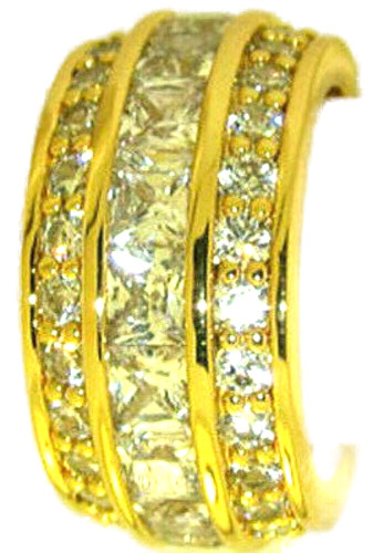 Anello infinity fascia oro - anello,