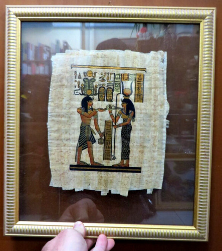 Quadro con papiro egiziano - quadro,