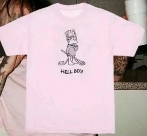 Shirt lil peep - lil, rosa