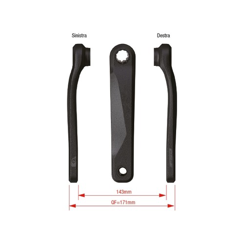 Coppia pedivelle ebike - coppia,