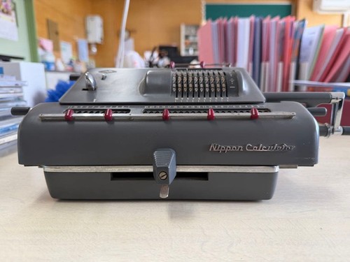 Calcolatrice meccanica showa - calcolatrice,