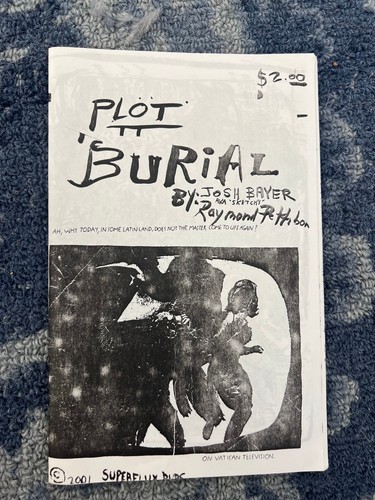 Raymond pettibon plot - plot, burial