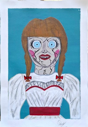 Dipinto acrilico annabelle - acrilico,