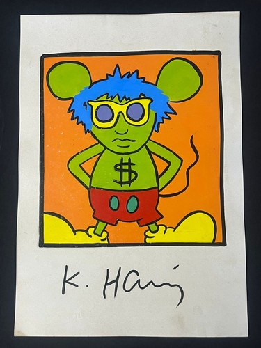 Keith haring disegno quadro - haring,