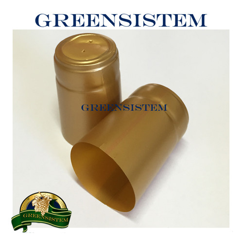 Capsule pvc 33x55 oro opaco - capsule,