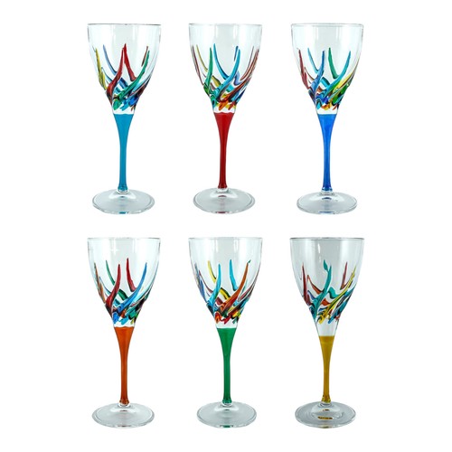 Set sei murano vino - di,
