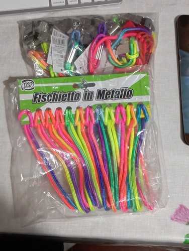 Set fischietti metallo - set,
