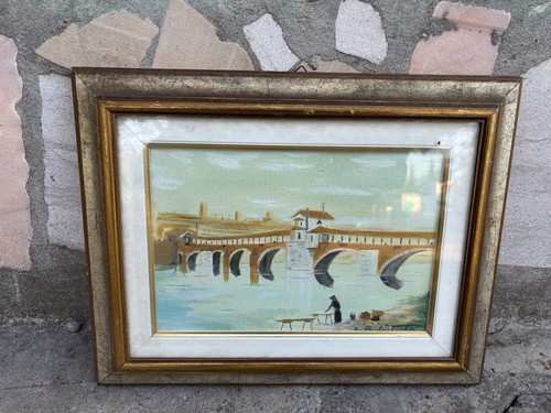 Quadro ponte coperto pavia - coperto,