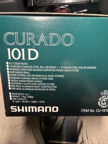 Mulinello shimano curado 101d - shimano,