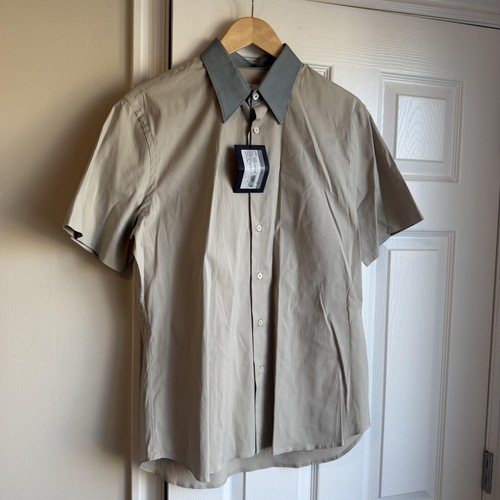 Prada camicia uomo beige - camicia,