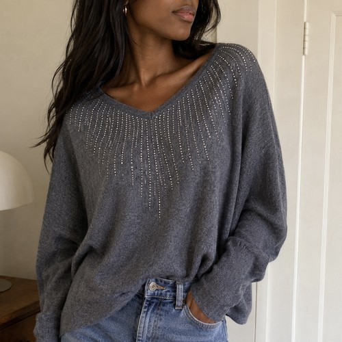 Maglione vila milano grigio - vila,
