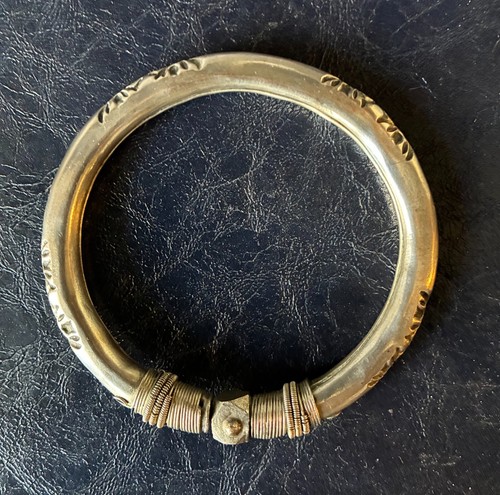 Braccialetto argento indiano