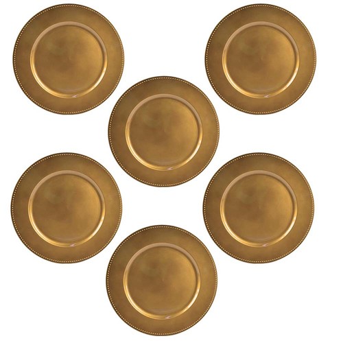 Set sotto piatti oro per - 6,