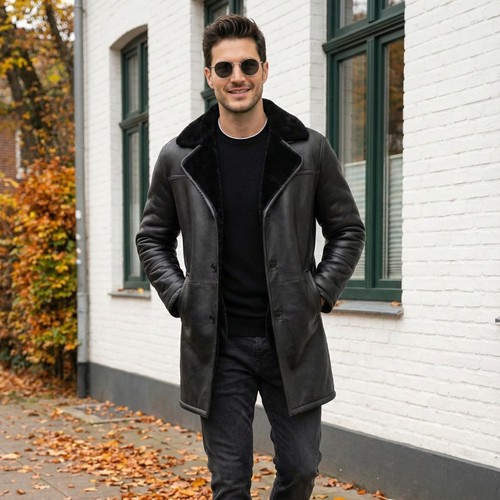 Cappotto uomo pelle - cappotto,