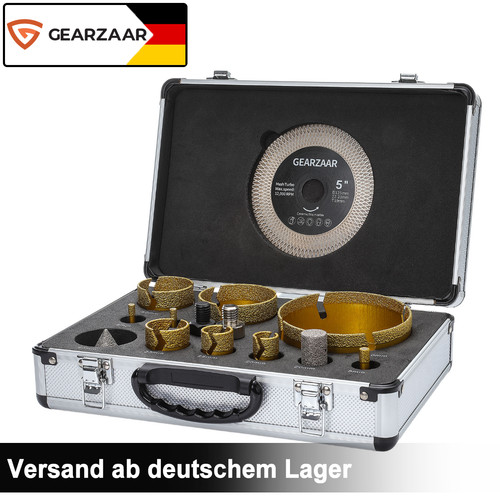 Set punte diamantate per