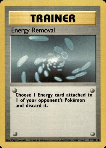 Pokemon set base rimozione - pokemon,