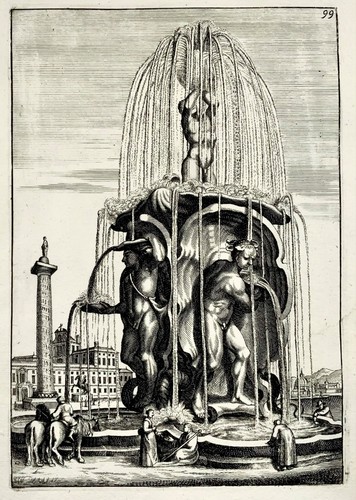 1662 fontana barocca - fontana,