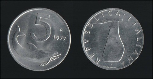 Lire 1977 delfino timone - 1977,