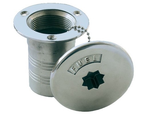 Tappo imbarco carburante inox - imbarco,