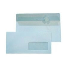 BLASETTI BUSTE COMMERCIALI 11X23 CON FINESTRA AUTOADESIVE 90 GR. 500 PEZZI