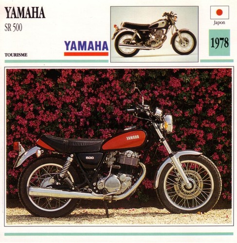 Fiche moto yamaha sr - :,