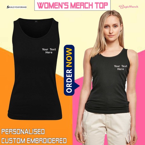 Top merch donna ricamato - merch,