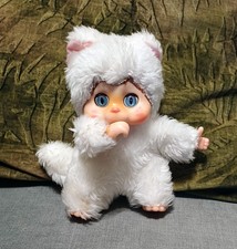 Moncicci Kiki Peluche Toho Japan white cat soft Monchhicchi vintage anni 80