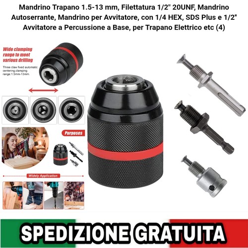 Mandrino autoserrante per - mandrino,