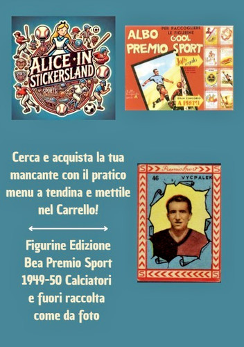 Figurina bea albo gol - bea, b.e.a.