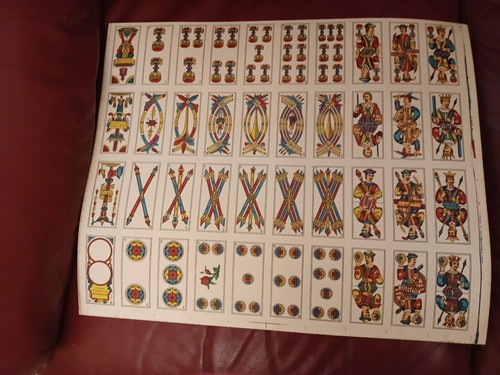 Carte gioco antiche tipo - carte,