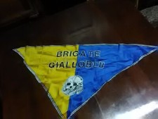 Brigate gialloblu verona foulard collezione vintage no worn ultras bandiera