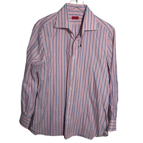Camicia isaia cotone righe - cotone,