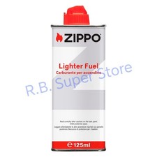 Zippo Lighter Fuel 125ml White Originale – Benzina per Accendini Odore Ridotto