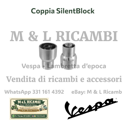 Coppia silentblock tampone