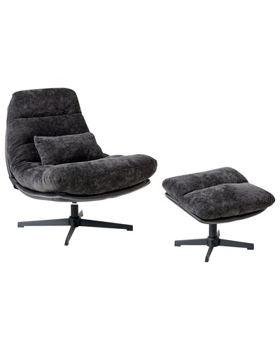 Poltrona girevole ciniglia - poltrona,