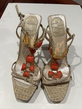 Sandali Christian Dior stampa