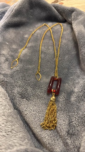 Collana con ciondolo nappa - ciondolo, in