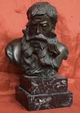 bronze Scultura in BRONZO Vincenzo Gemito ritratto"J.L.ERNEST MOISSONIER" 1800