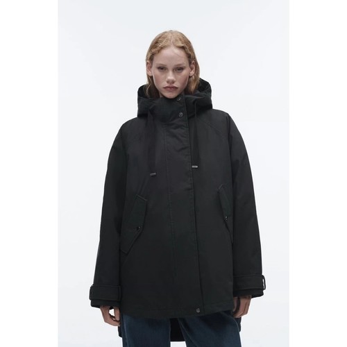 New zara oversized parka - zara,