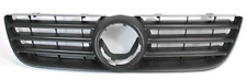 1x GRIGLIA PARAURTI ANTERIORE CENTRALE per VW POLO 9N3 2005-2009 Nero