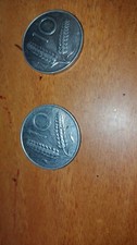 Monete 10 Lire con Spiga del