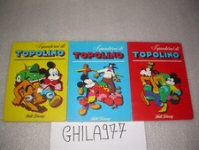 LOTTO 3 QUADERNI A RIGHE PIGNA DISNEY ANNI 70/80 NUOVI COME DA FOTOGRAFIA! LOOK