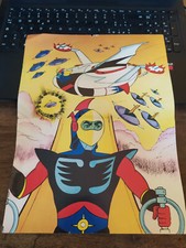 POSTER ATLAS UFO ROBOT GOLDRAKE DUKE PILOT VINTAGE ED FLASH ANNI 80 ORIGINALE