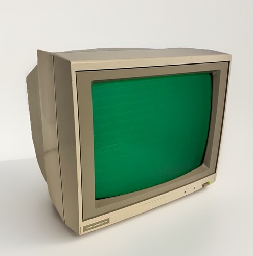 Commodore crt monitor vintage - crt,