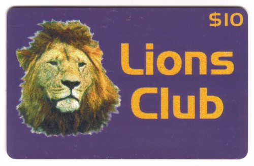 Lions club emblema - 10€.,