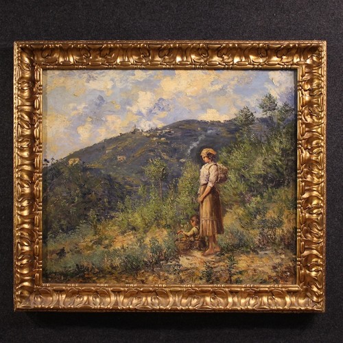 Dipinto italiano quadro - , olio