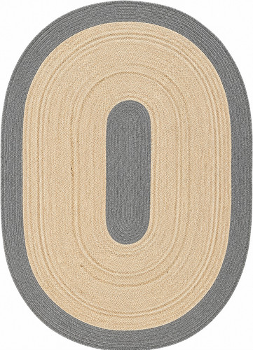 Tappeto iuta ovale - tappeto, in