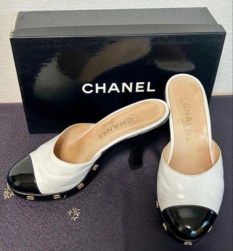 Chanel sandali mule - chanel, bicolore