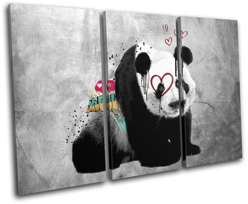 Panda love animal concrete - love,
